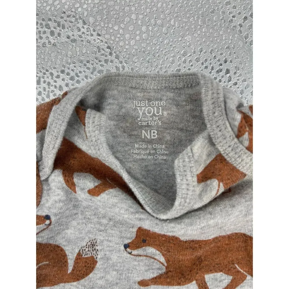Carter's Gerber Lot Bundle of 3 One-Piece Bodysuits Baby Newborn